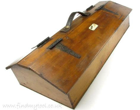 william marples wooden toolbox